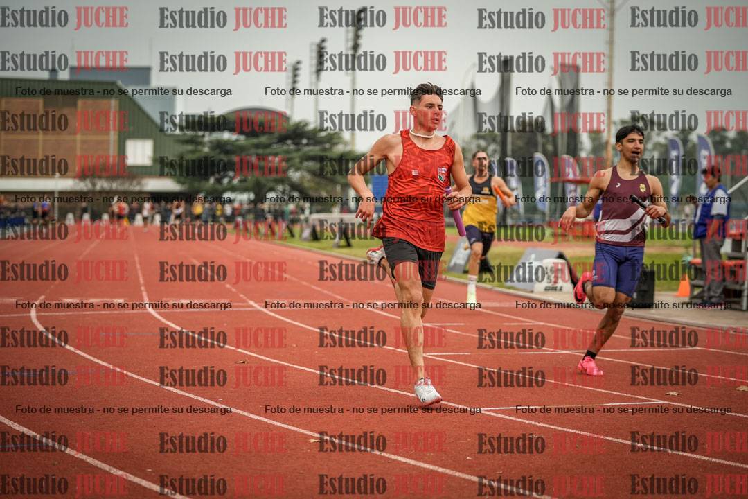 Fotos de las postas 4x100 m llanos de varones