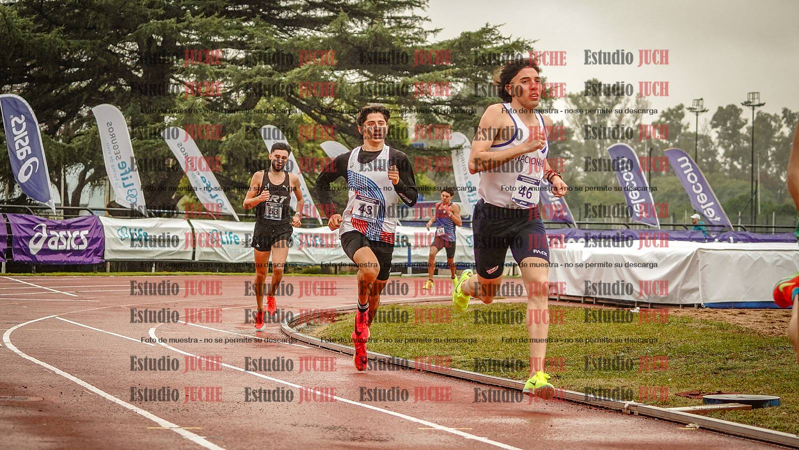 Fotos de los 1500 m llanos de varones
