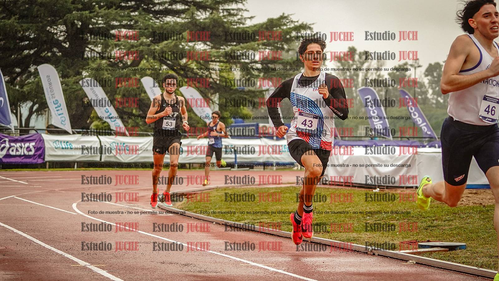 Fotos de los 1500 m llanos de varones