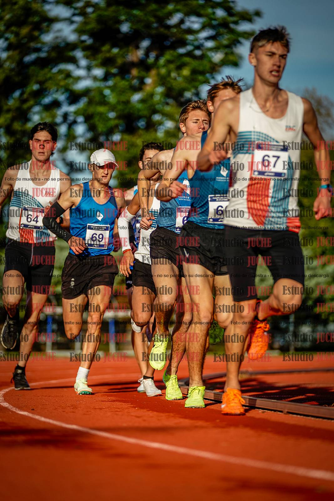 Fotos de los 5000 m de varones