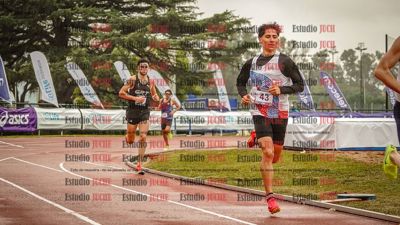 Fotos de los 1500 m llanos de varones