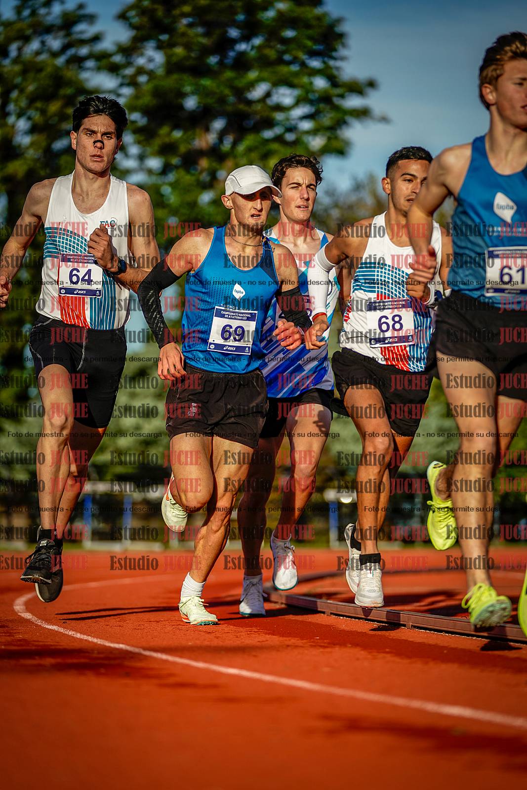 Fotos de los 5000 m de varones