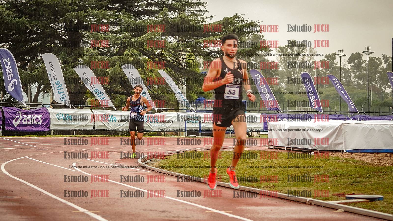 Fotos de los 1500 m llanos de varones