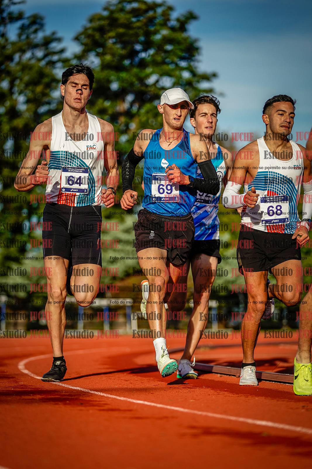Fotos de los 5000 m de varones