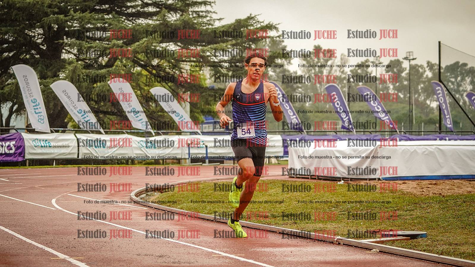 Fotos de los 1500 m llanos de varones