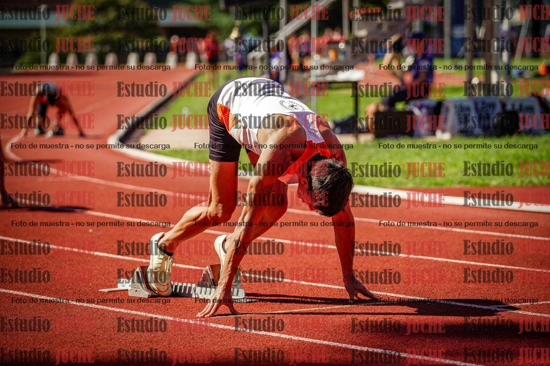 Fotos de los 400 m llanos de varones