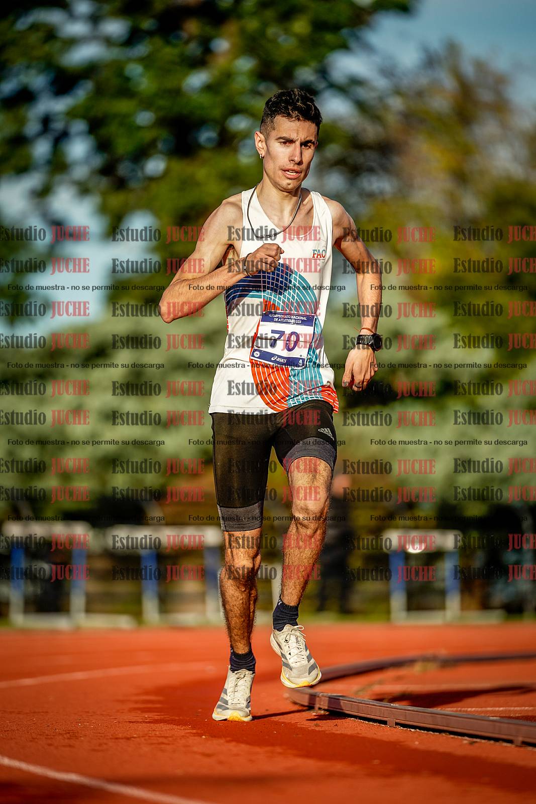 Fotos de los 5000 m de varones