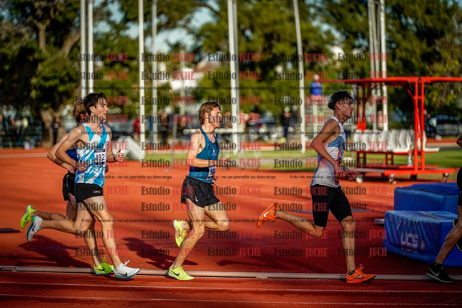 Fotos de los 5000 m de varones