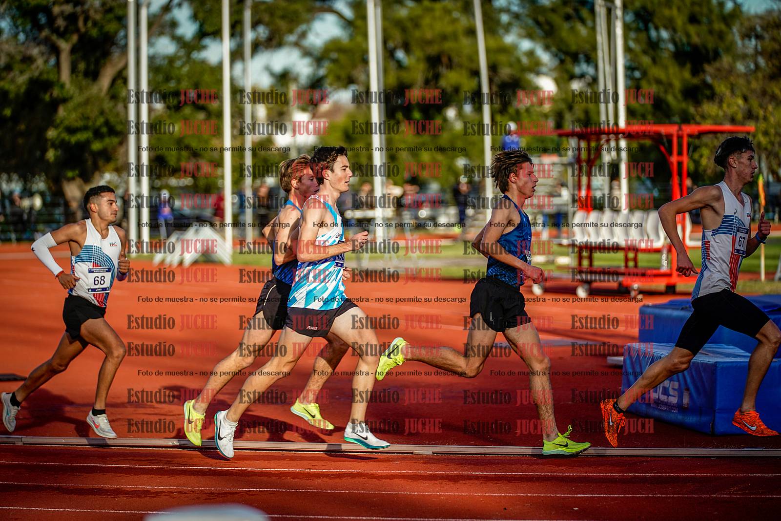 Fotos de los 5000 m de varones
