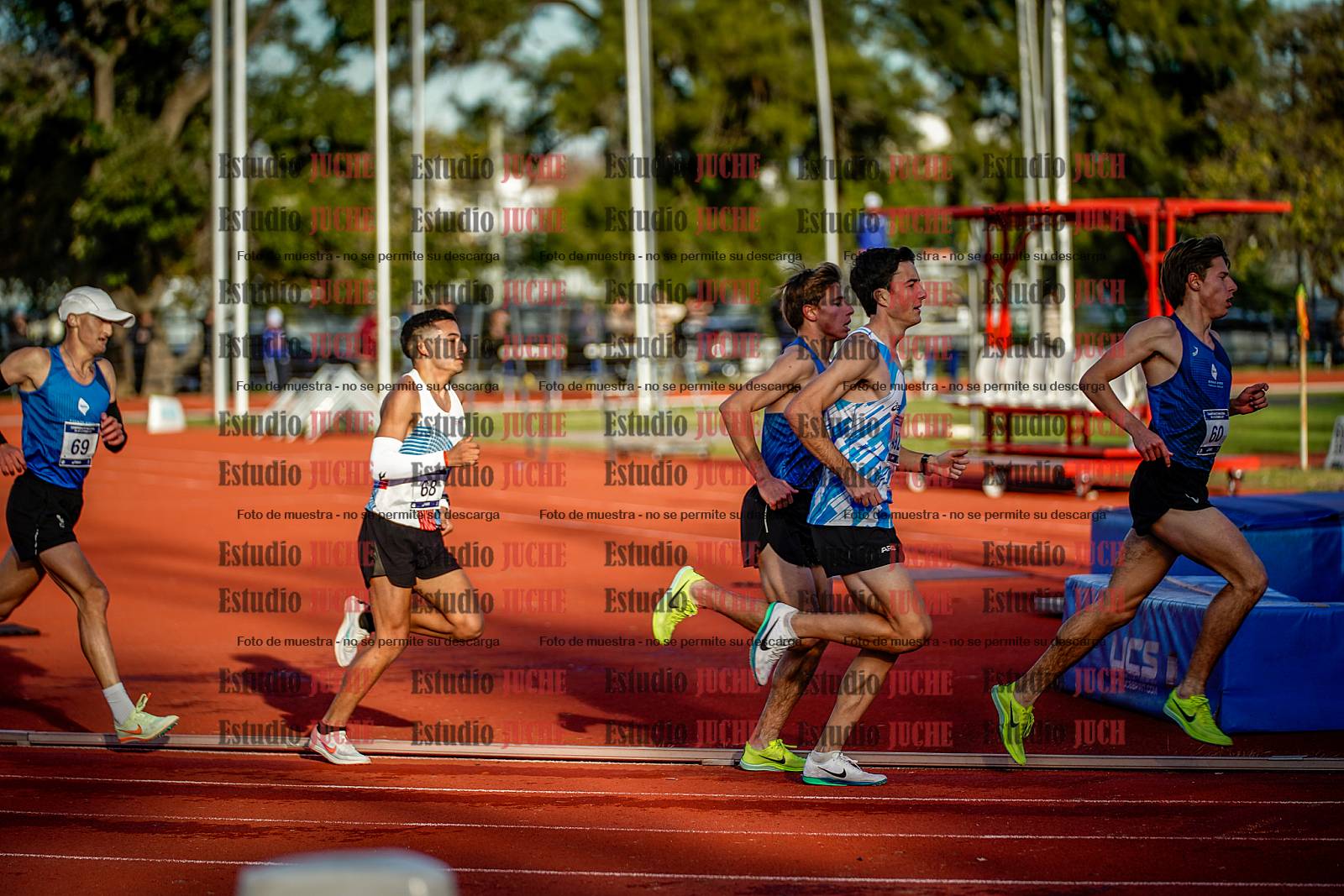 Fotos de los 5000 m de varones
