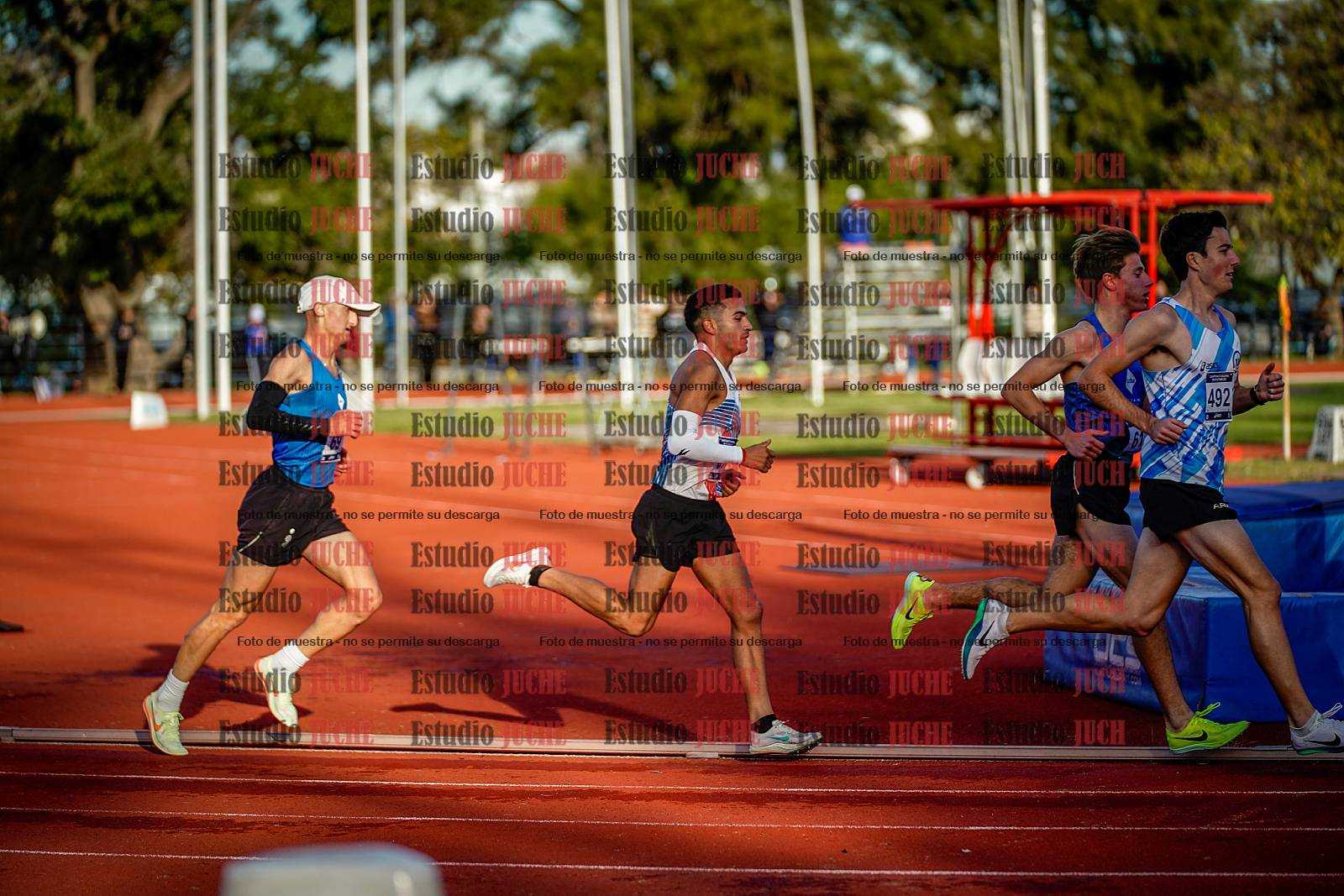Fotos de los 5000 m de varones