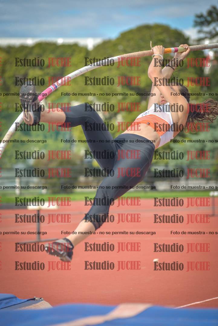 Fotos del salto con garrocha de mujeres y varones