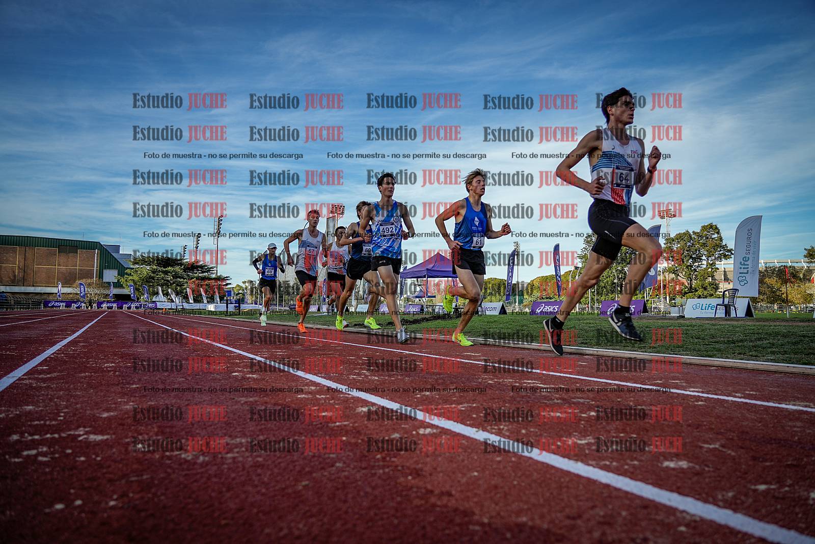 Fotos de los 5000 m de varones