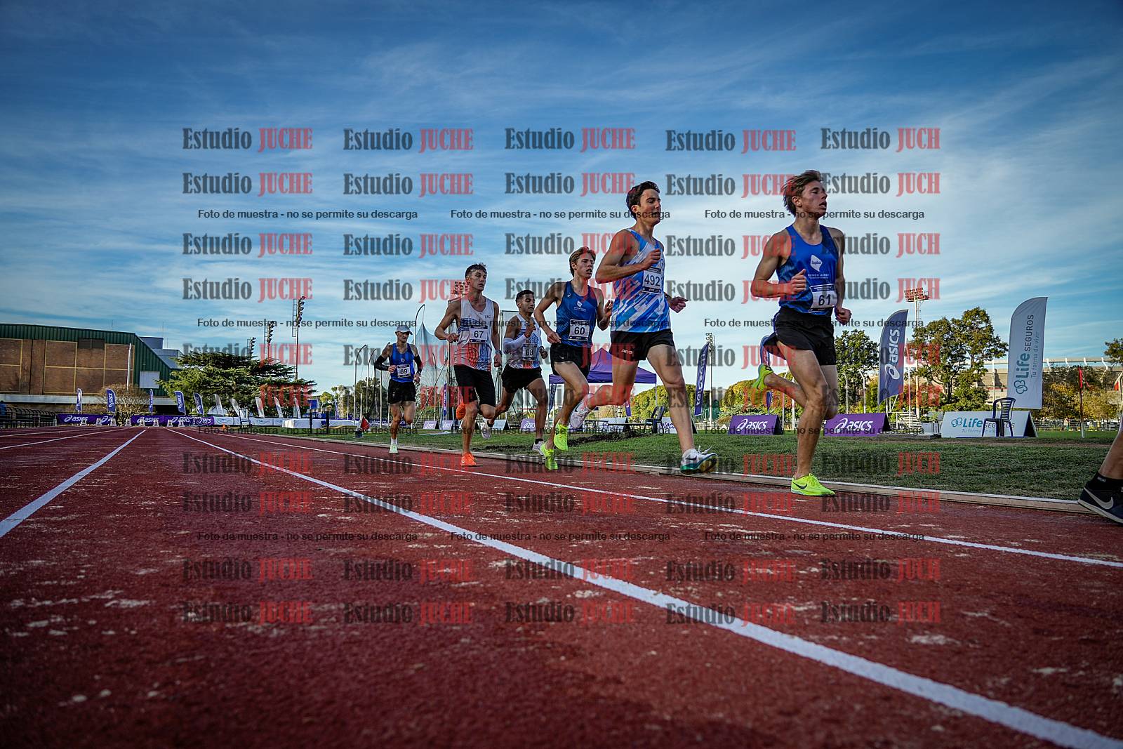 Fotos de los 5000 m de varones