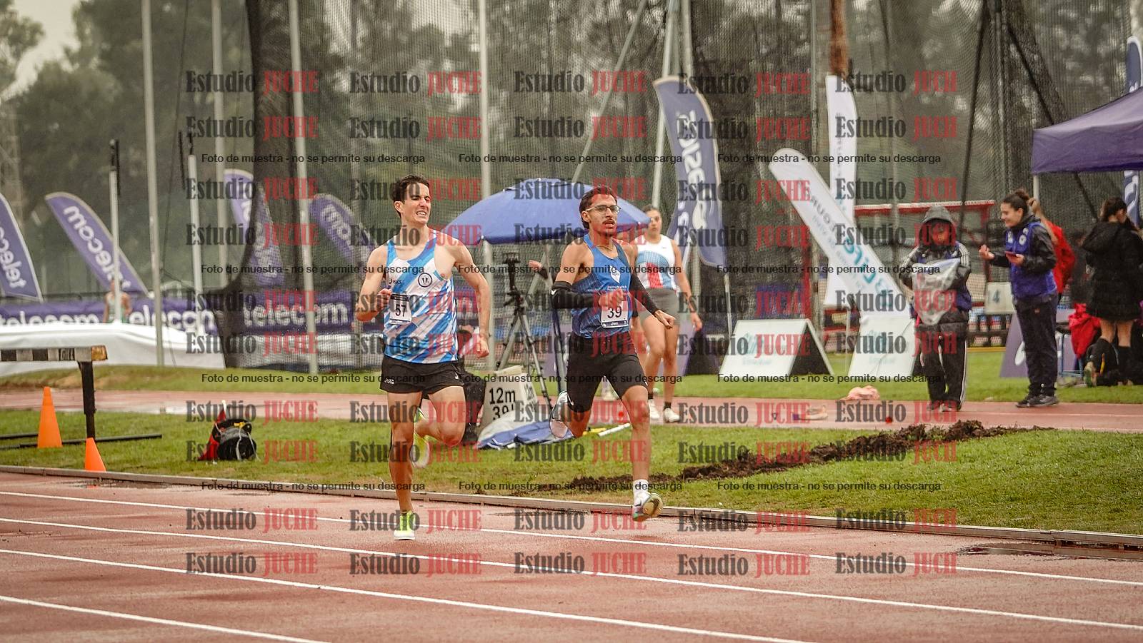 Fotos de los 1500 m llanos de varones
