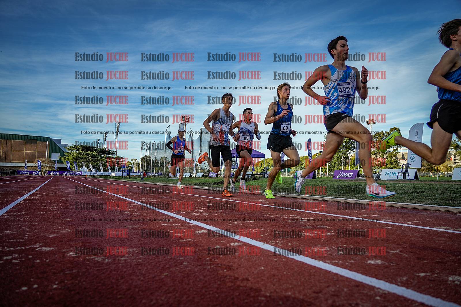 Fotos de los 5000 m de varones