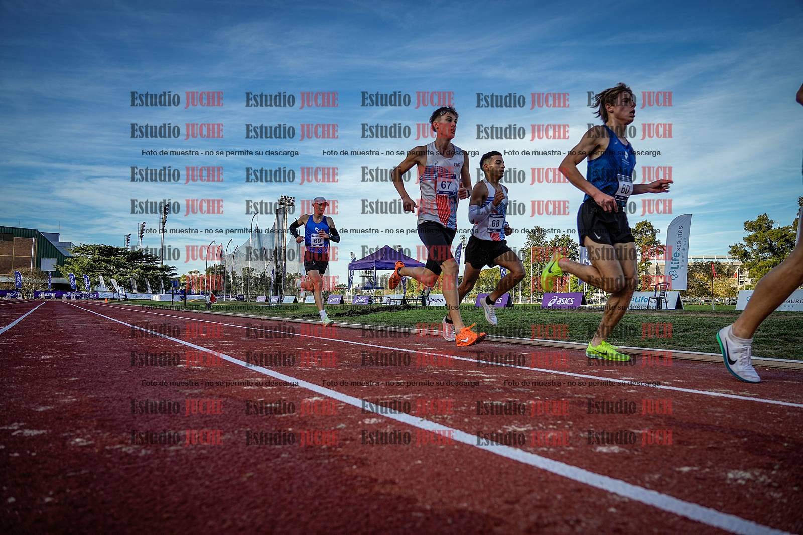 Fotos de los 5000 m de varones