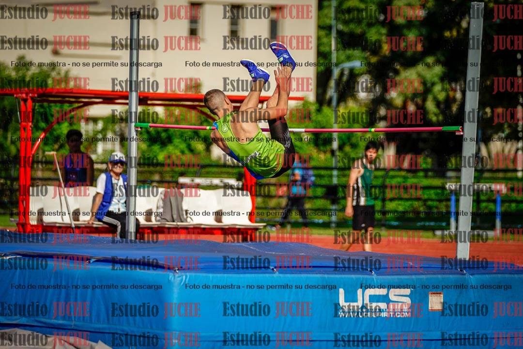 Fotos del salto en alto de varones