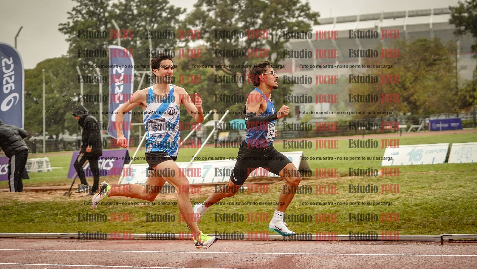 Fotos de los 1500 m llanos de varones