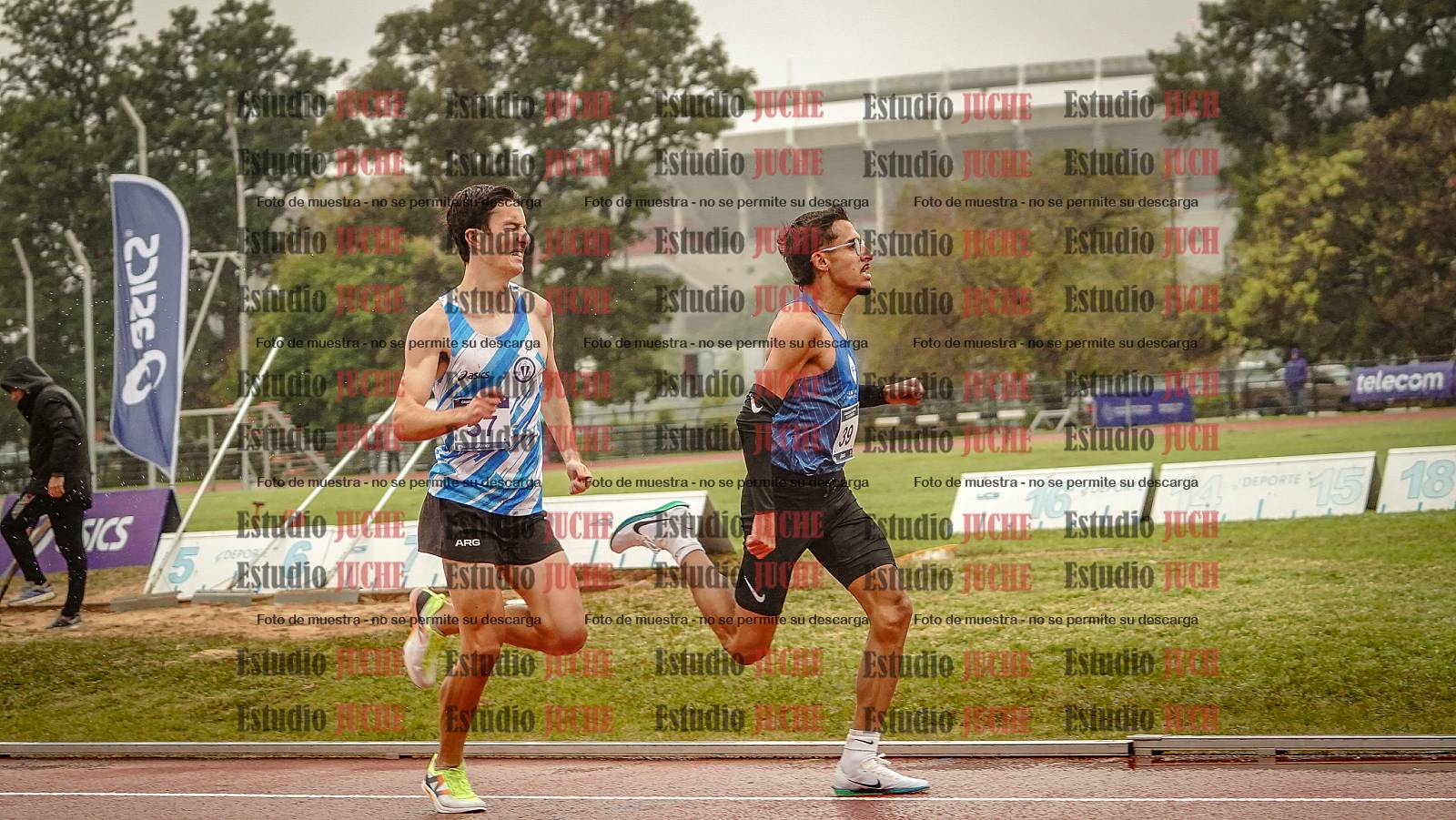 Fotos de los 1500 m llanos de varones