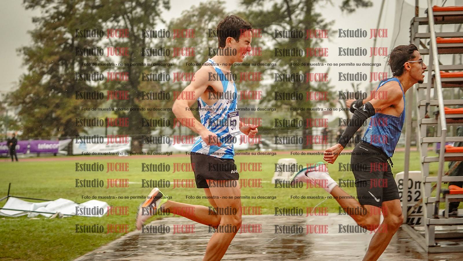 Fotos de los 1500 m llanos de varones