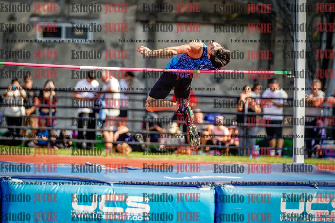 Fotos del salto en alto de varones