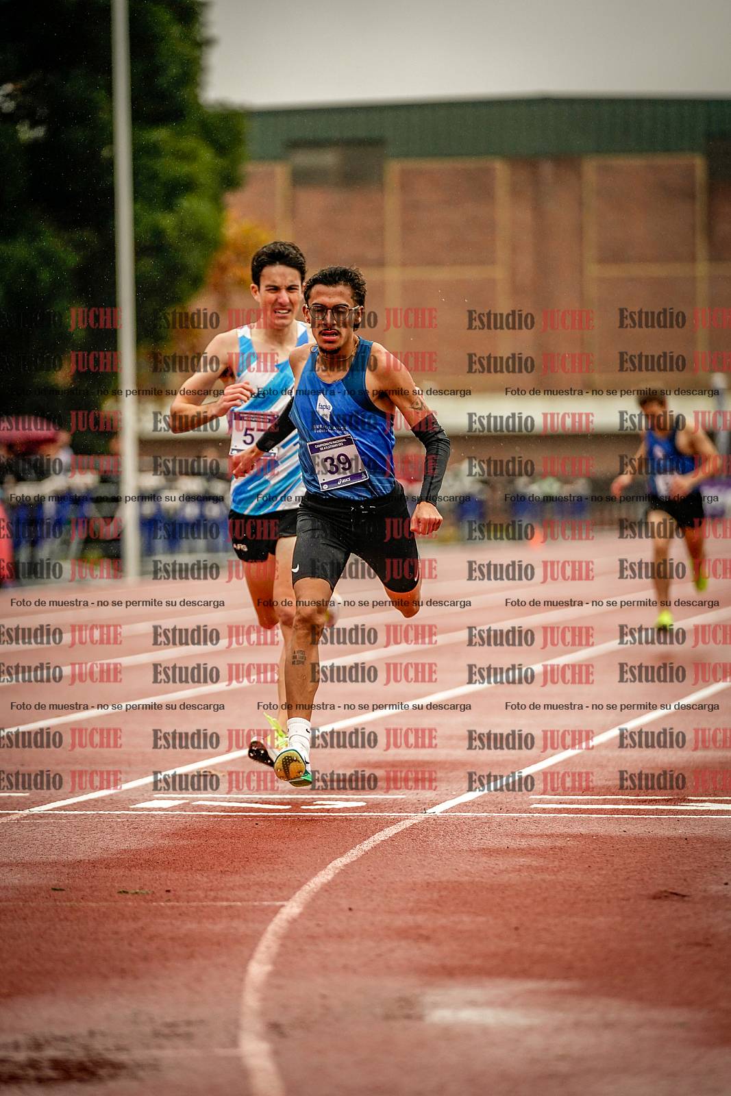 Fotos de los 1500 m llanos de varones