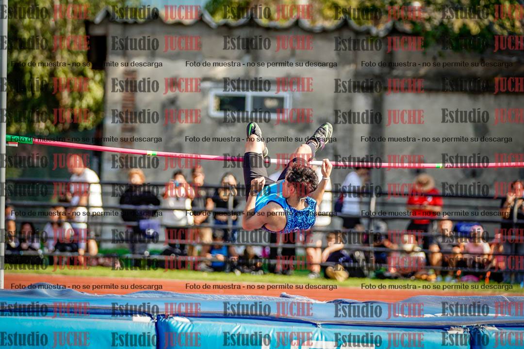 Fotos del salto en alto de varones