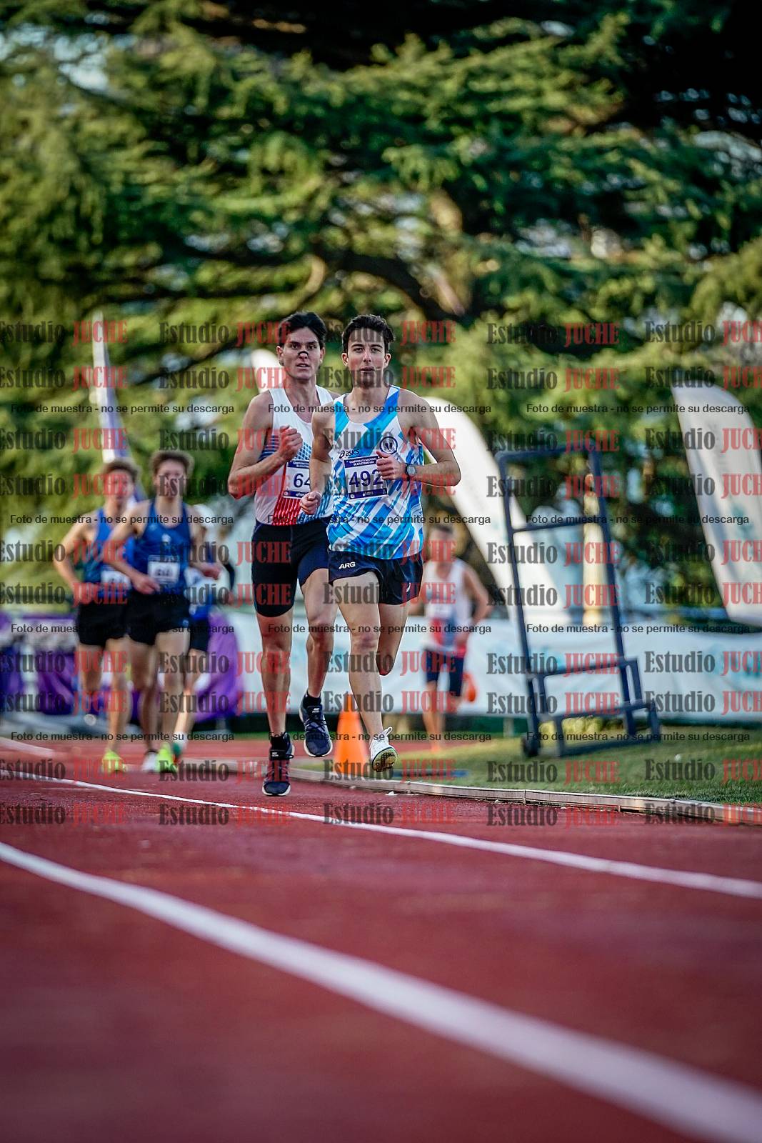 Fotos de los 5000 m de varones