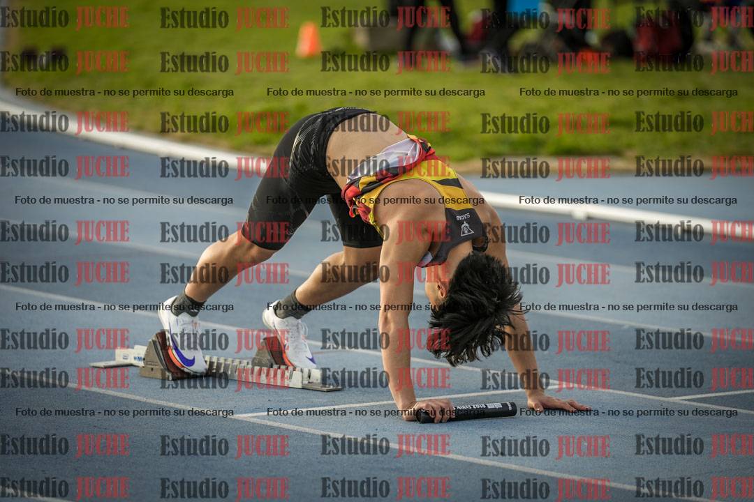 Fotos de las Postas 4x100 m de varones
