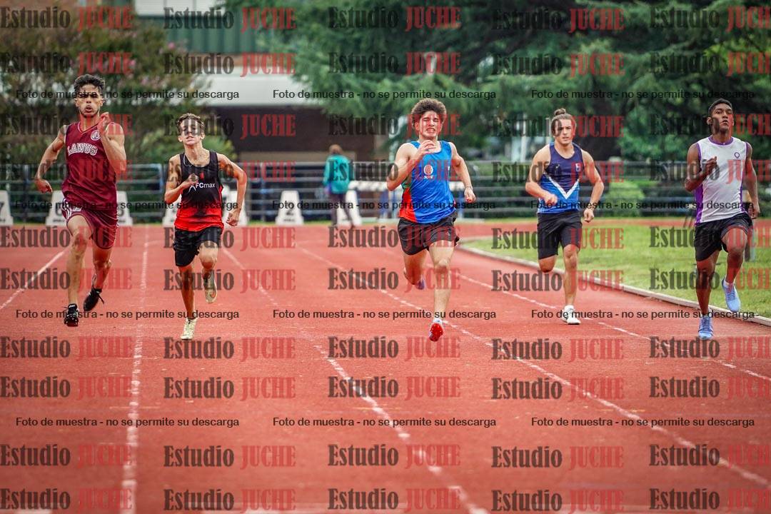 Fotos de los 200 m de varones