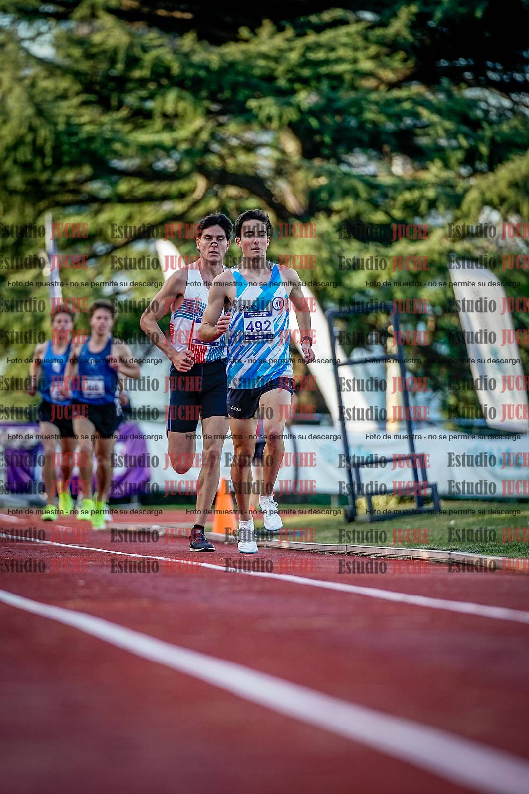 Fotos de los 5000 m de varones