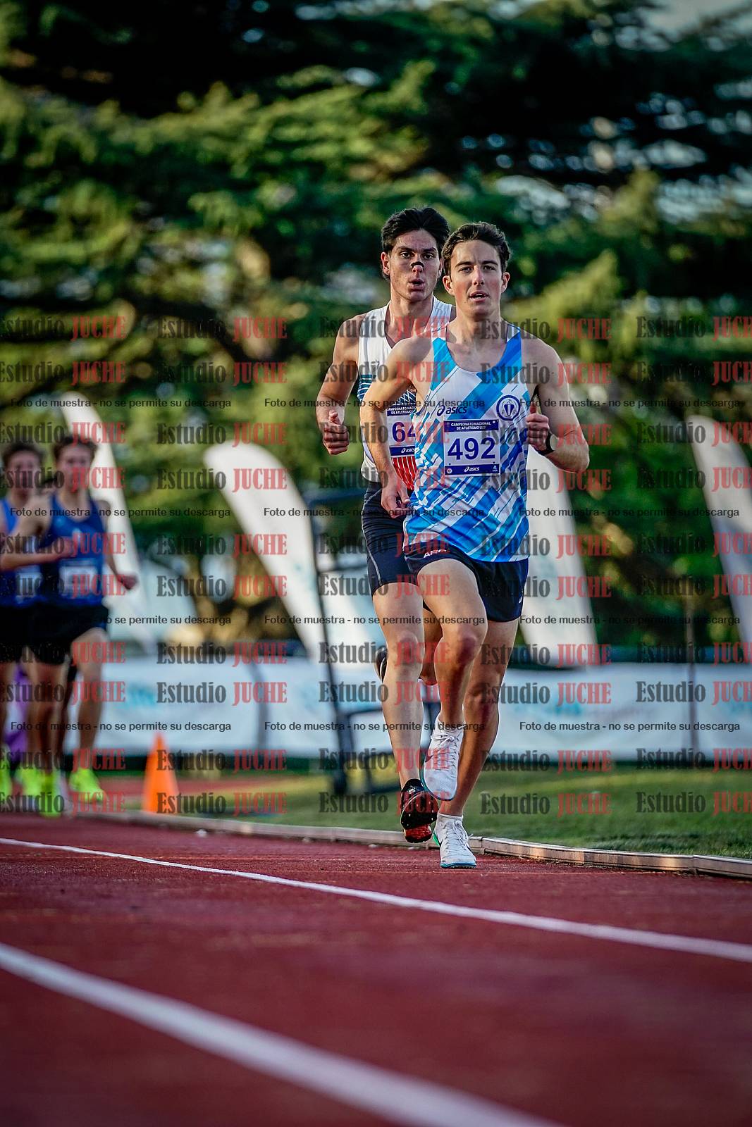 Fotos de los 5000 m de varones