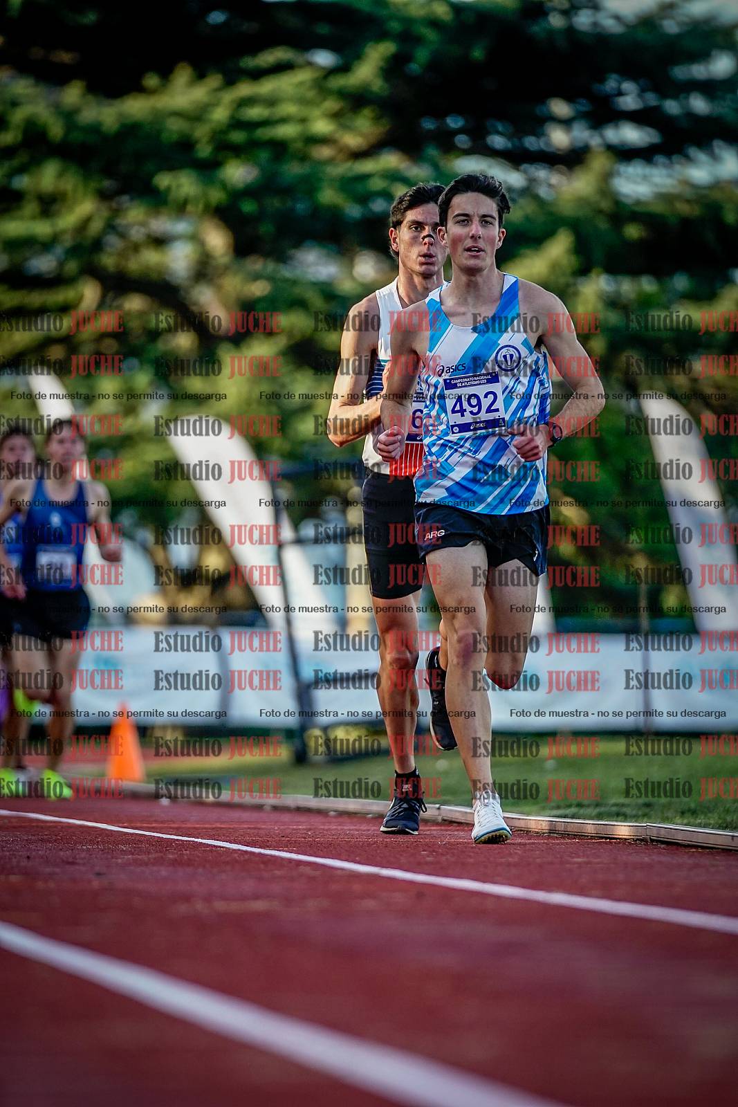 Fotos de los 5000 m de varones