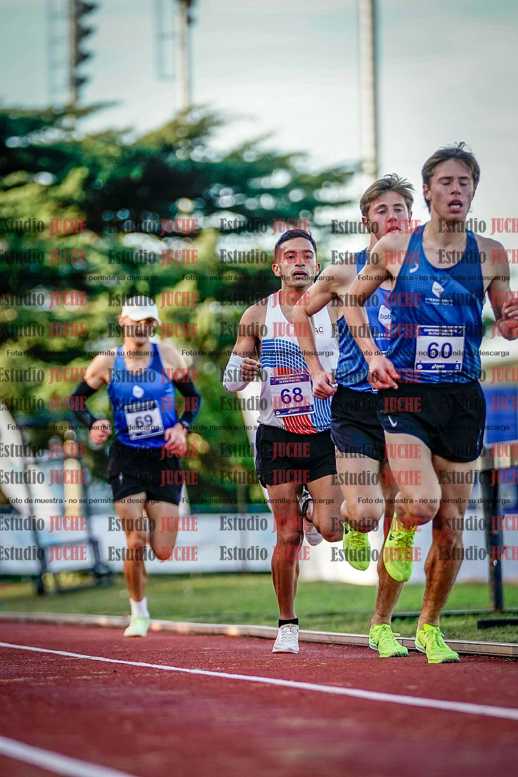 Fotos de los 5000 m de varones