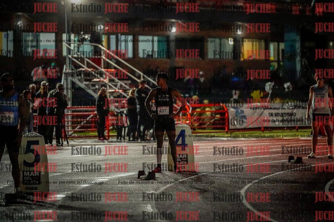 Fotos de los 400 m llanos de varones - deca 5 - serie 1