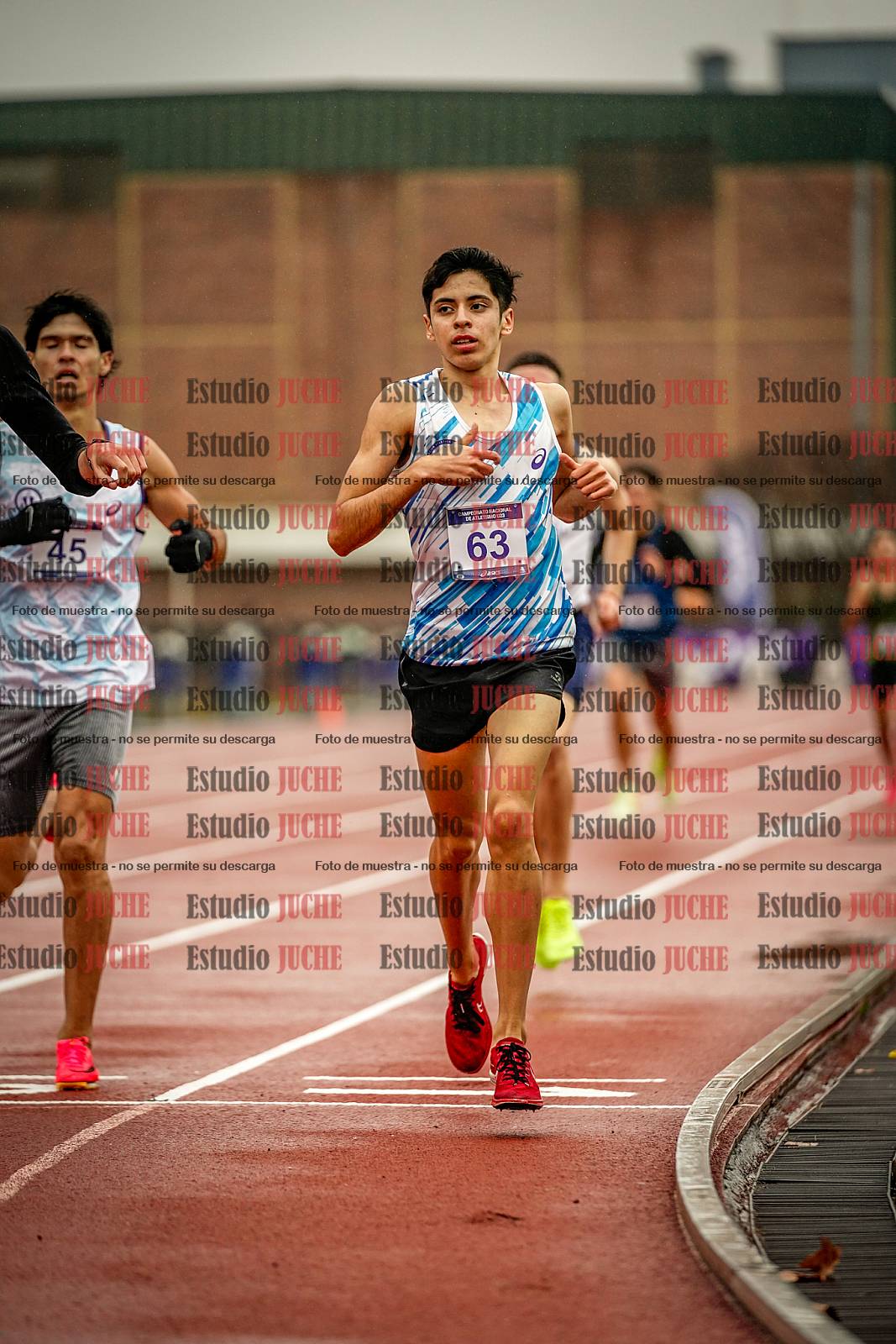 Fotos de los 1500 m llanos de varones
