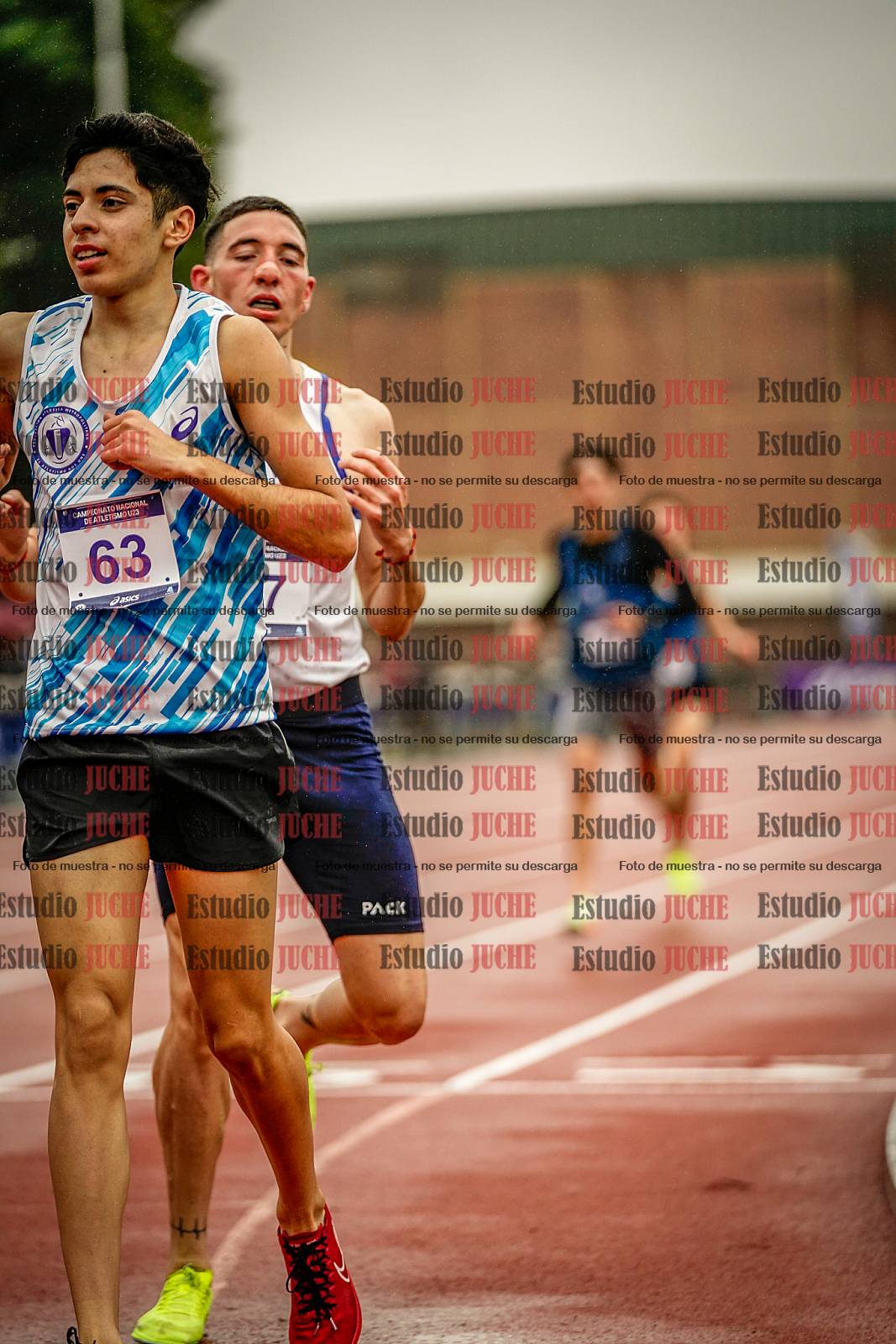 Fotos de los 1500 m llanos de varones