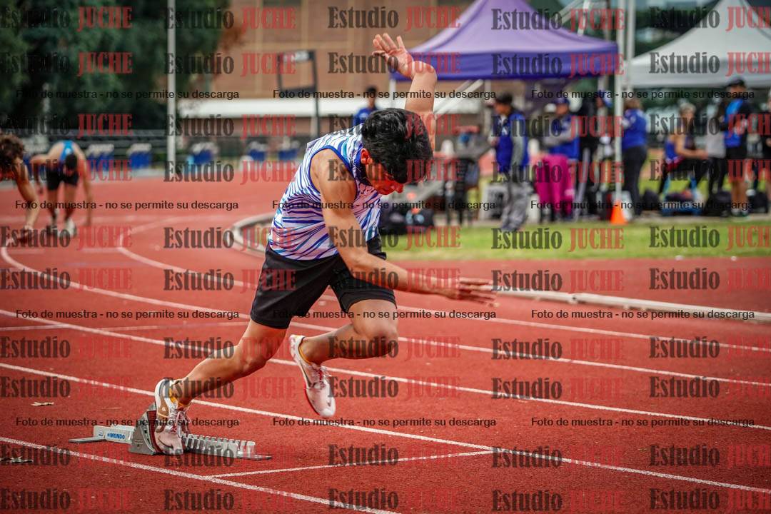 Fotos de los 400 m llanos de varones - decatlón 5