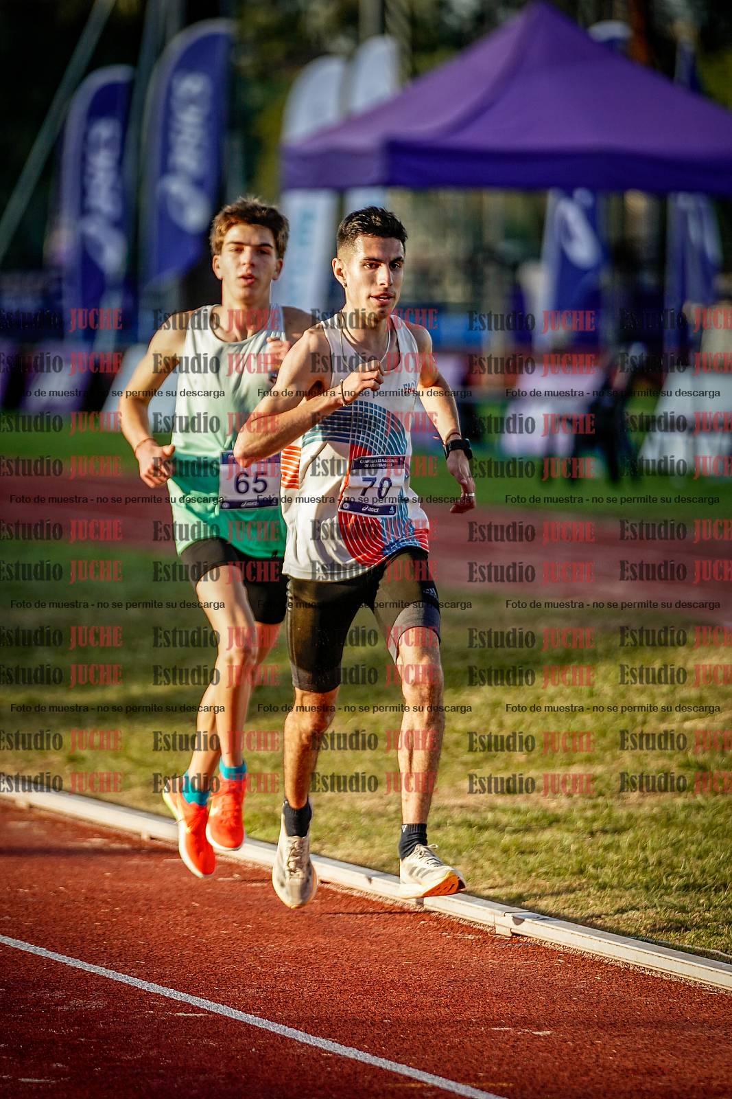 Fotos de los 5000 m de varones