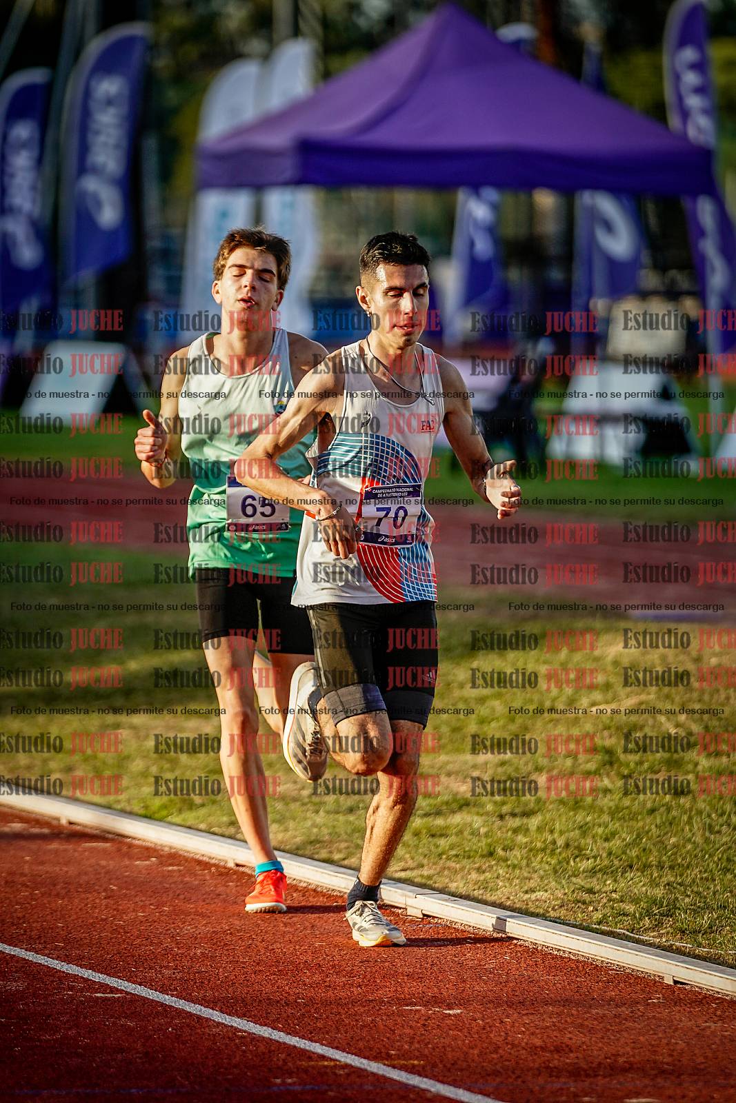 Fotos de los 5000 m de varones