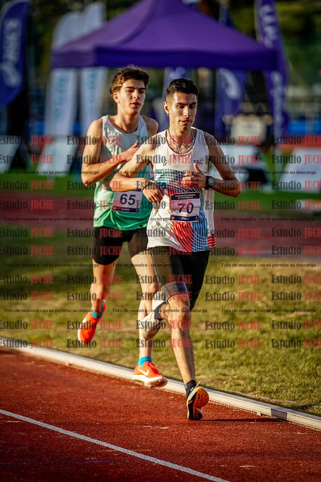 Fotos de los 5000 m de varones