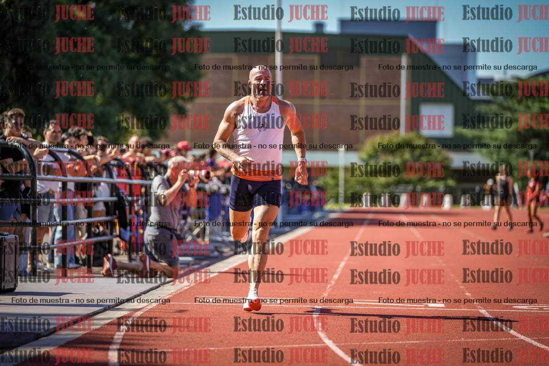 Fotos de los 400 m llanos de varones