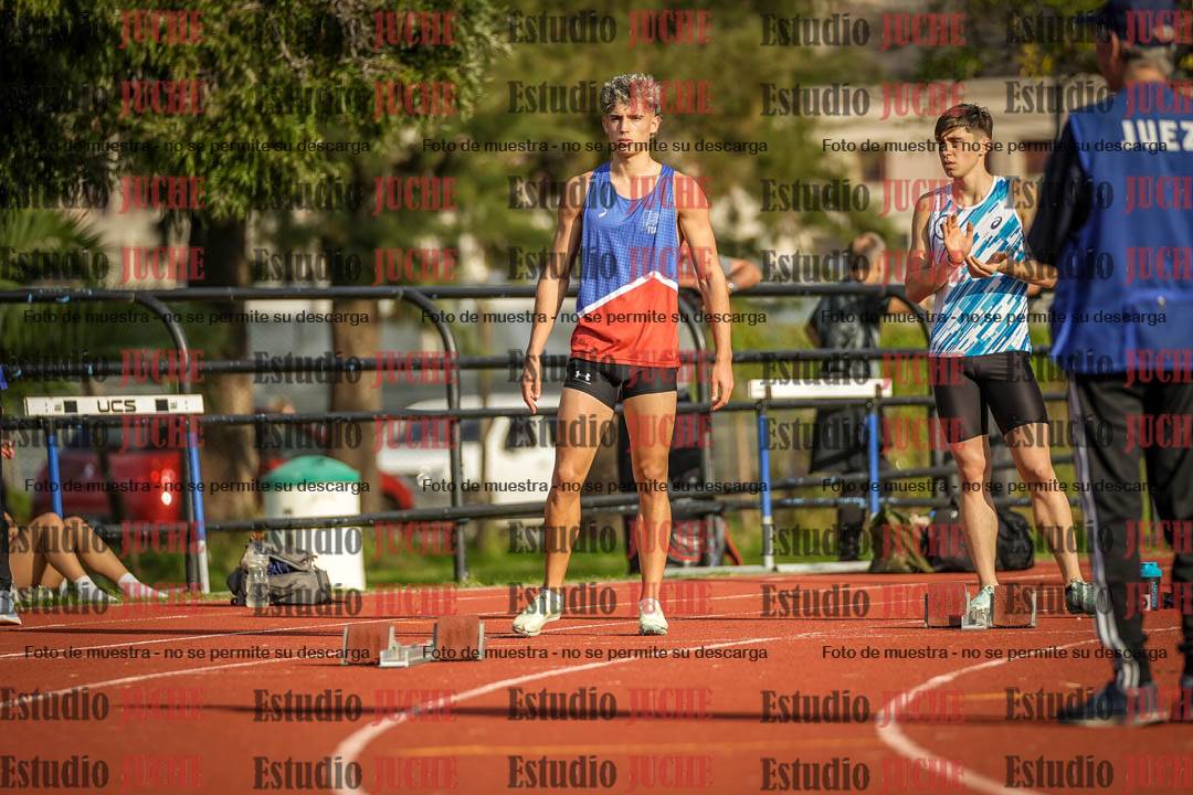 Fotos de los 200 m llanos de varones - FINAL