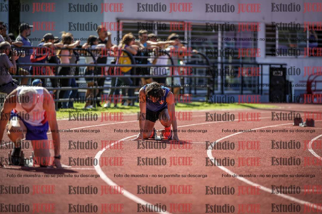 Fotos de los 400 m llanos de varones