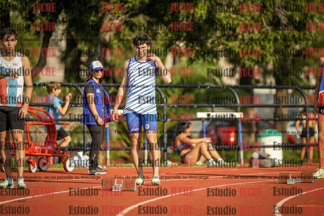 Fotos de los 200 m llanos de varones - FINAL
