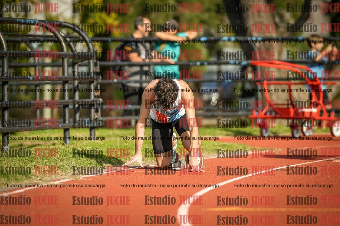 Fotos de los 200 m llanos de varones - FINAL