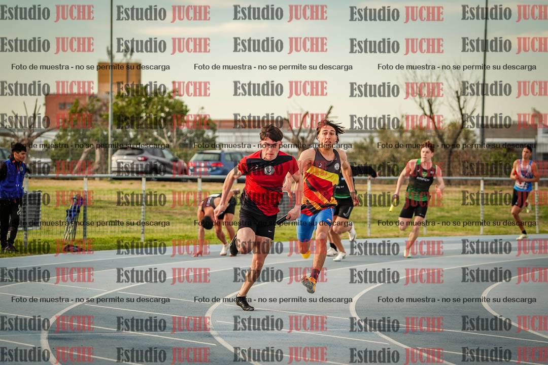 Fotos de las Postas 4x100 m de varones