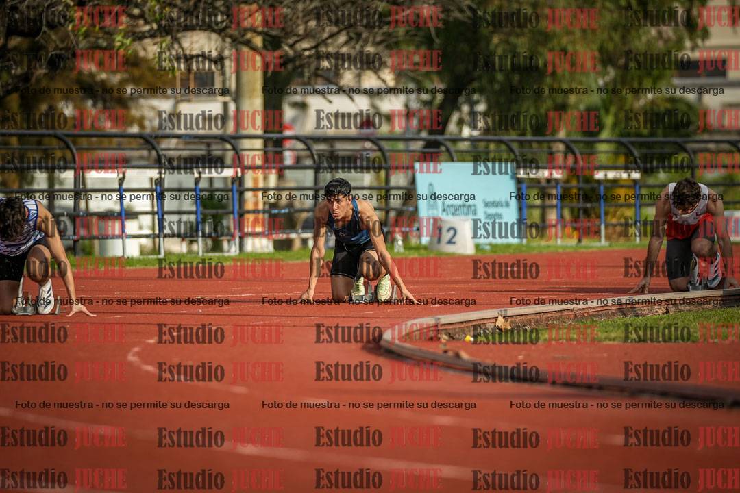Fotos de los 200 m llanos de varones - FINAL