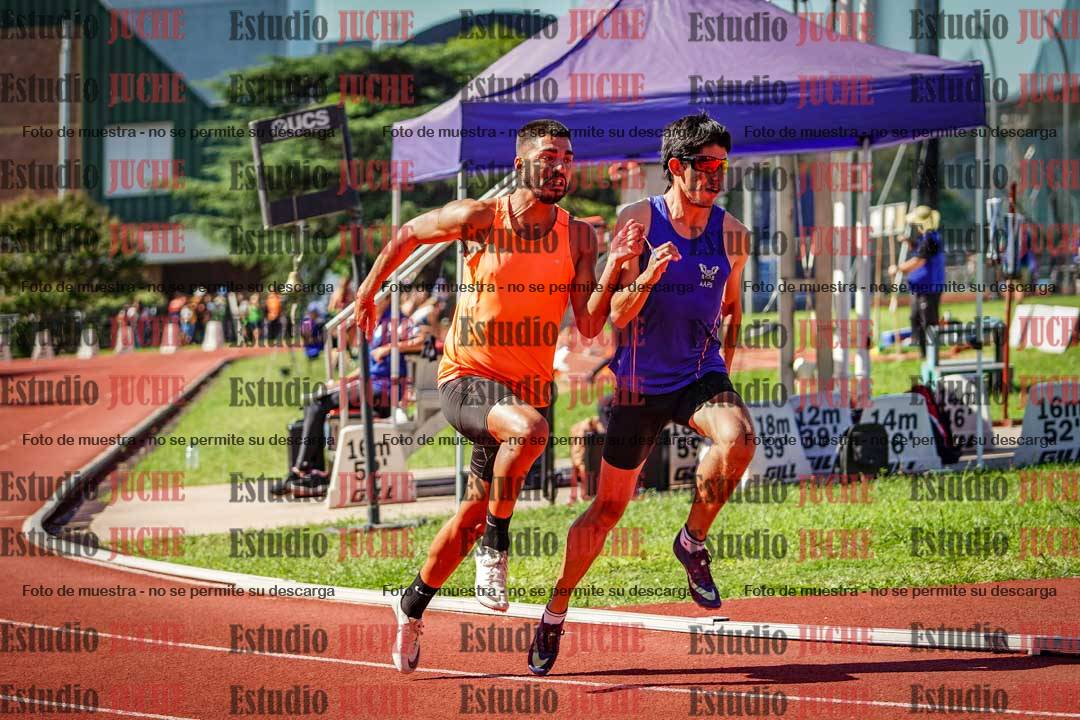 Fotos de los 400 m llanos de varones